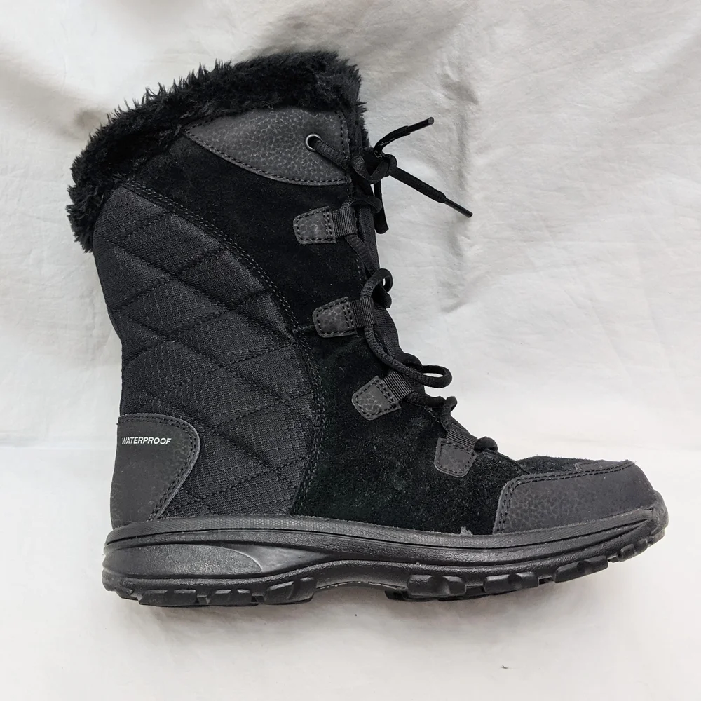 Columbia Women's Black Ice Maiden II Insulated Winter Boots Size 7